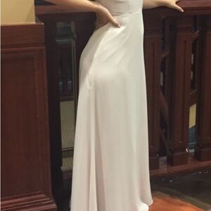 Neutral Bridesmaid Gown